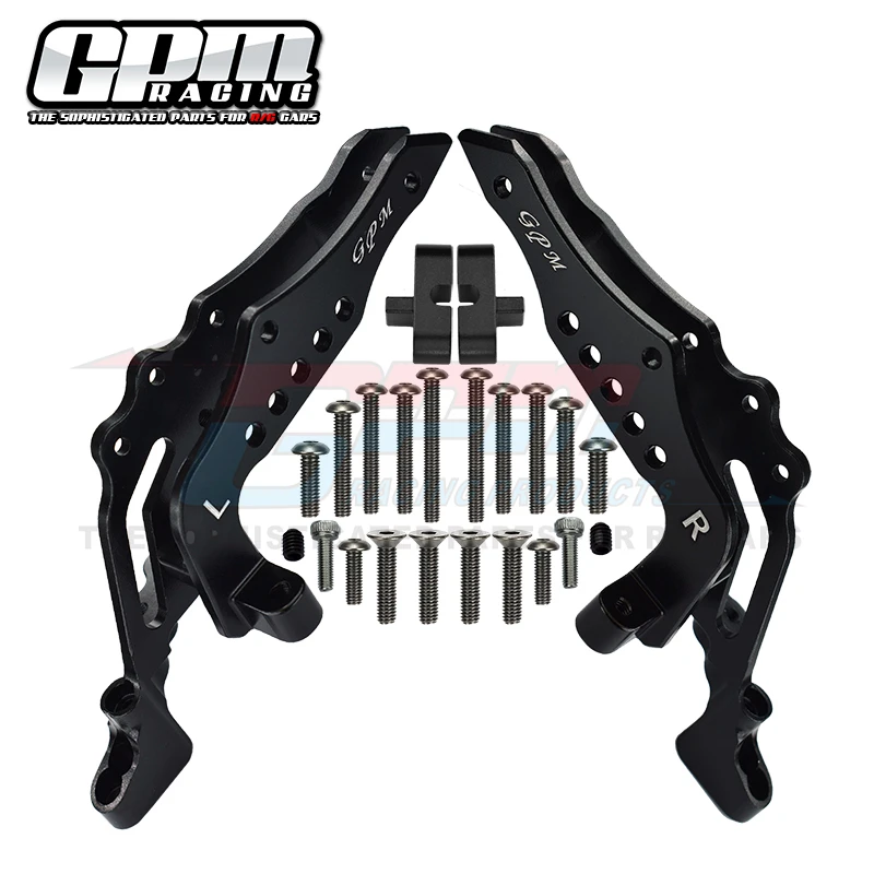 GPM aluminium achterschoktoren voor LOSI 1/10 Baja Rey, LOSI 1/10 Rock Rey