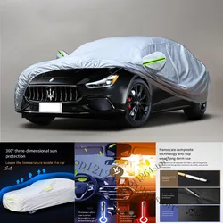 For Maserati Ghibli Auto Anti snow Anti dust Anti-uv Anti peeling paint And Anti Rainwater 210t car cover Car cover protection