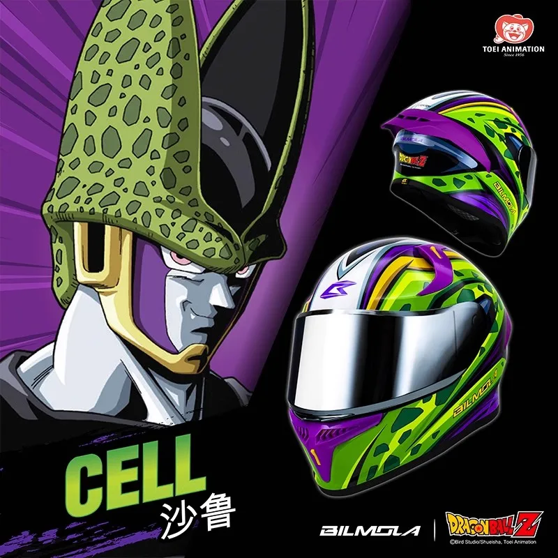 dbz motorcycle helmets Dragon Ball Goku Vegeta Buu Turtle Sandal Safety Helmet Full Face Motorcycle  Helmet Model Collectible Anime Derivative Toy Gifts