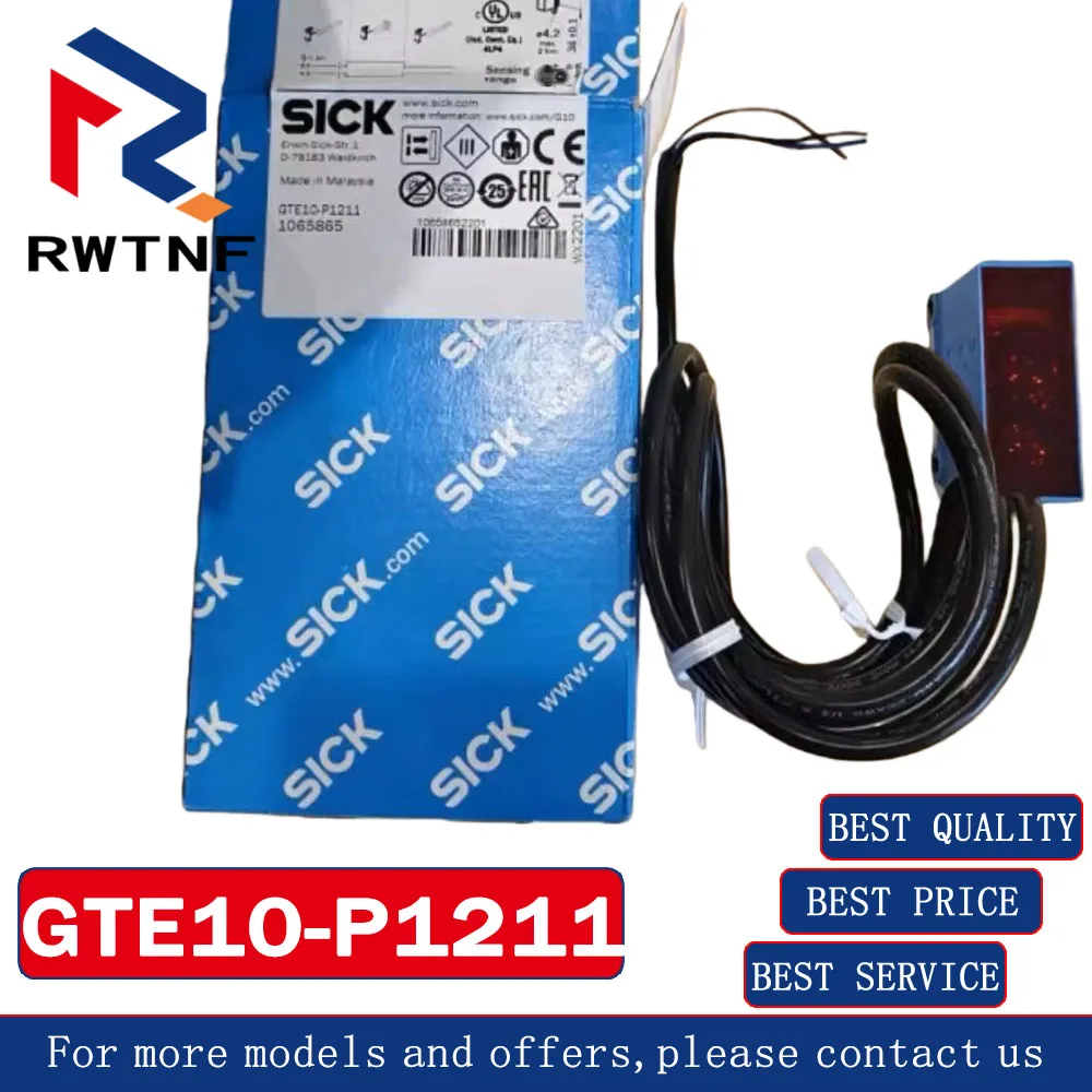 

Brand New Genuine GTE10-P1211 SICK Photoelectric switch sensor,100% original warehouse stock