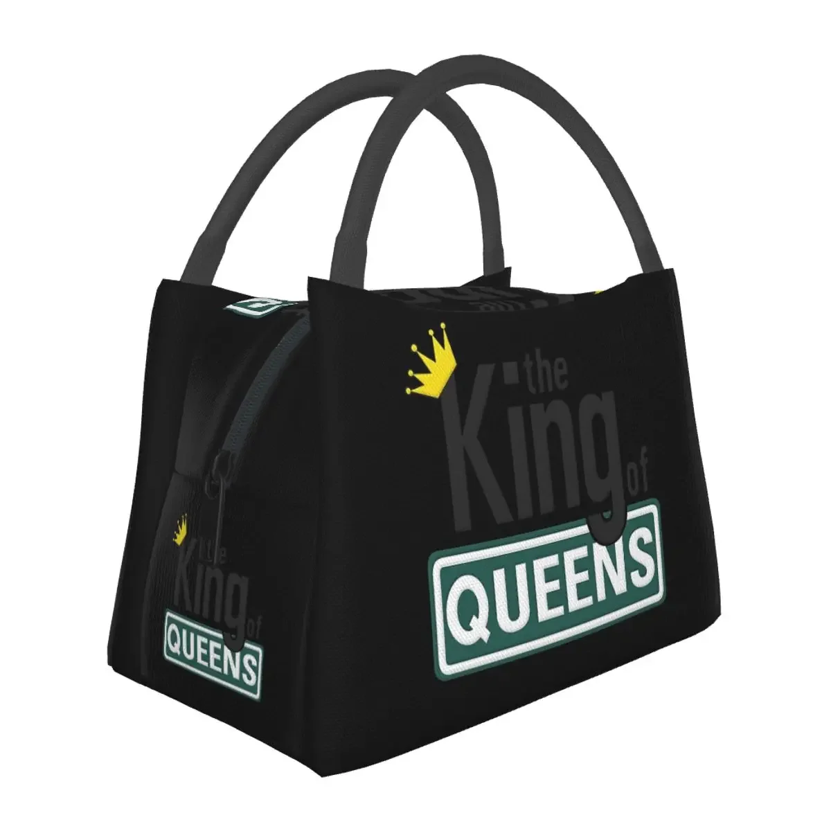 The King Of Queens Lunch Bags Insulated Bento Box Waterproof Lunch Tote Picnic Bags Cooler Thermal Bag for Woman Kids Travel