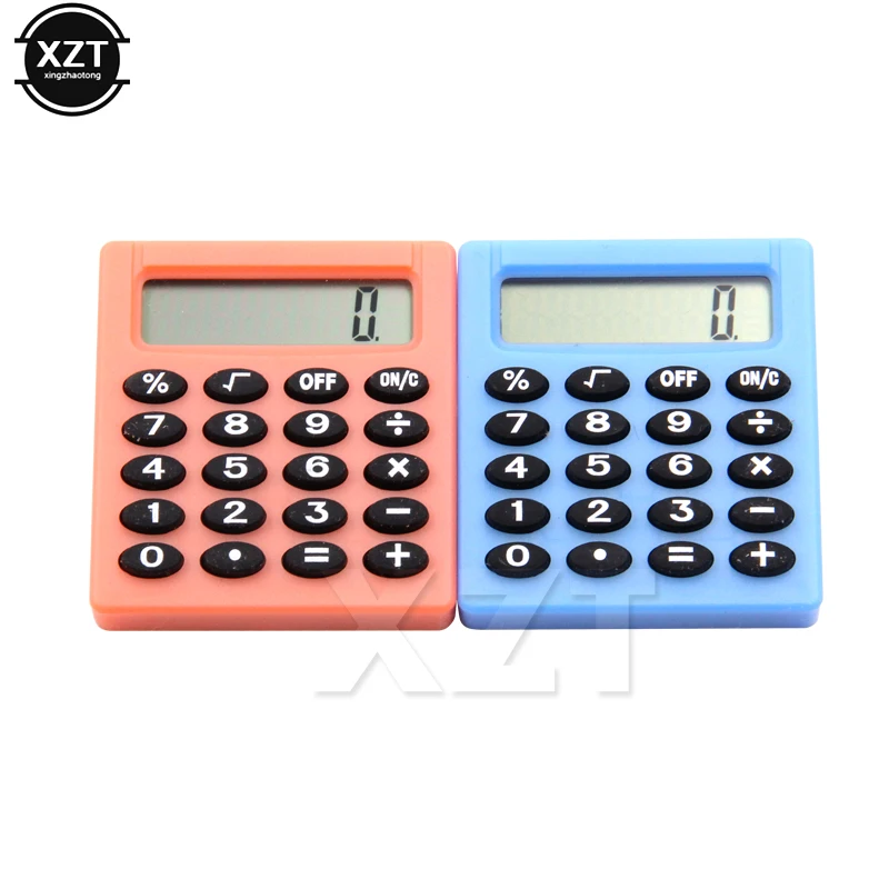 Pocket Cartoon Calculator Small Square Multifunctional Personalized School & Office Electronics Creative Calculator