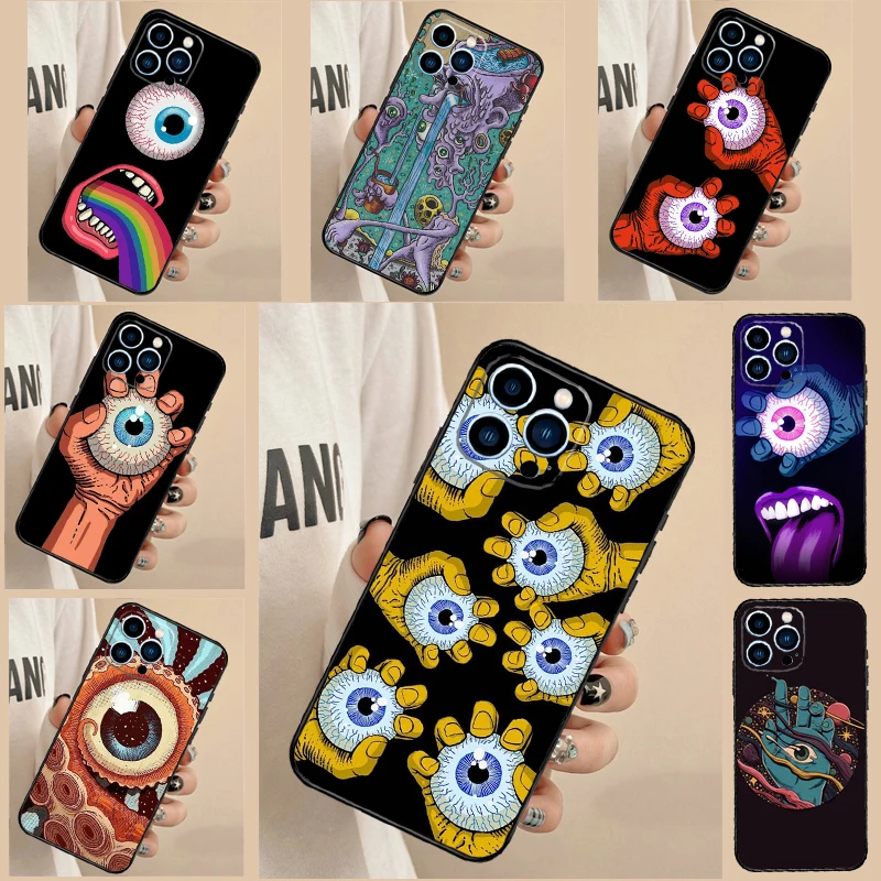 Hands with eyes Case For Samsung Galaxy M32 M20 M31s M33 M51 M34 M54 M52 M15 M13 M14 M16 M36 M56 M53 M35 M55
