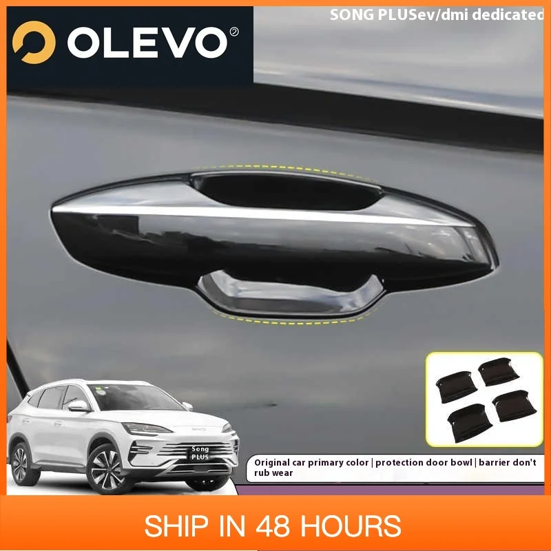 

New For BYD Song Plus DMI Seal U Sealion 6 Car Door Handle Sticker Scratch Protection EV OEM Color Car Accessories