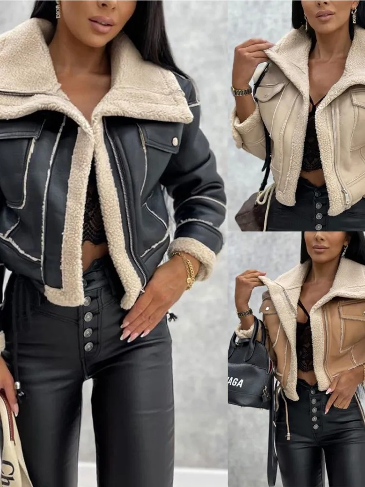 

Байкерские куртки Женская куртка с защитой Весенняя парусиновая куртка в стиле карго с несколькими карманами Утилита Пеший туризм Треккинг Приключения Сафари Ins