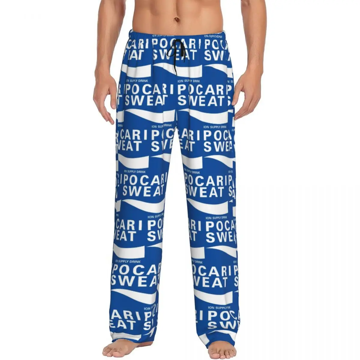 Custom Just Some Pocari Sweat Merch Pajama Pants Men Sleepwear Sleep Lounge Bottoms with Pockets