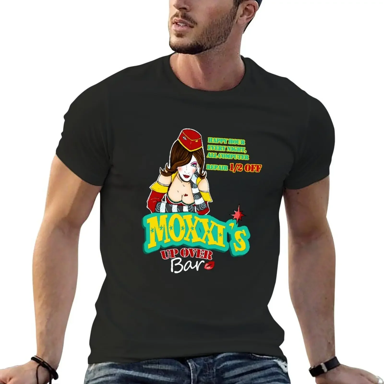 

Moxxi's UP OVER T-Shirt oversized blacks cheap stuff oversized t shirt men