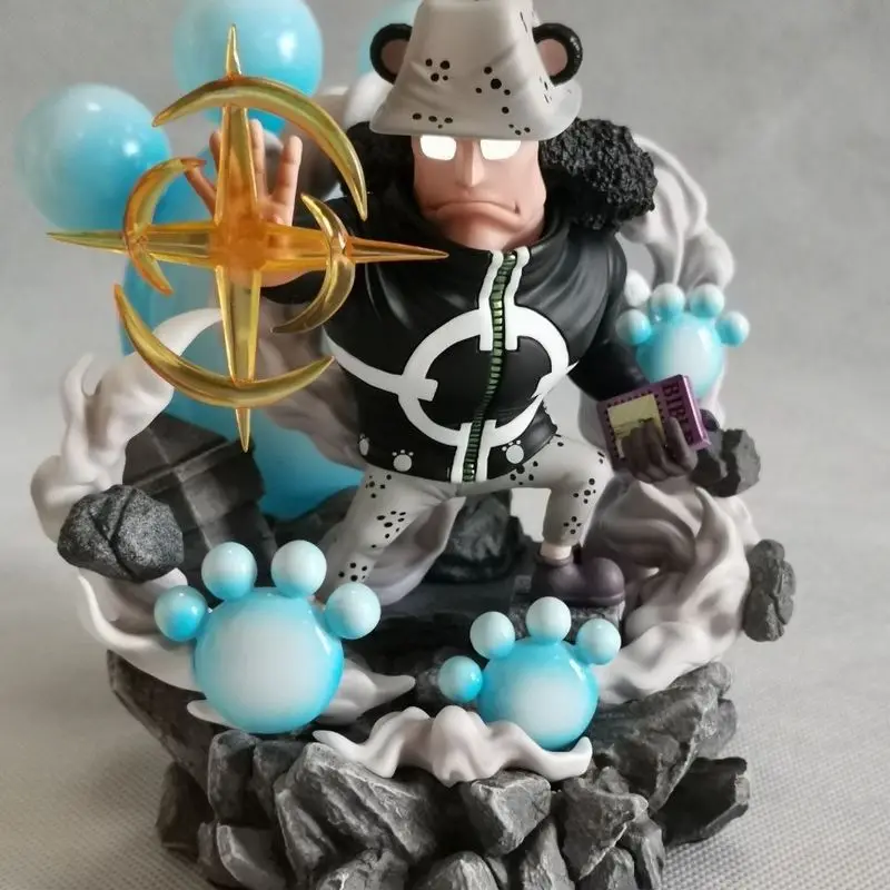 New 13cm One Piece Anime Peripherals Bartholemew Kuma Figure Pvc Model Desktop Decoration Statue Crafts Birthday Gifts Toys Kids