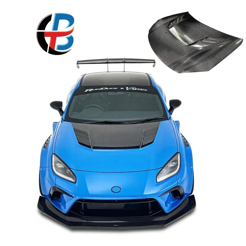 

BTC High Quality Carbon Fiber Bonnet Engine cover For Toyota 86 Subaru BRZ 2022+ To Vris style hood