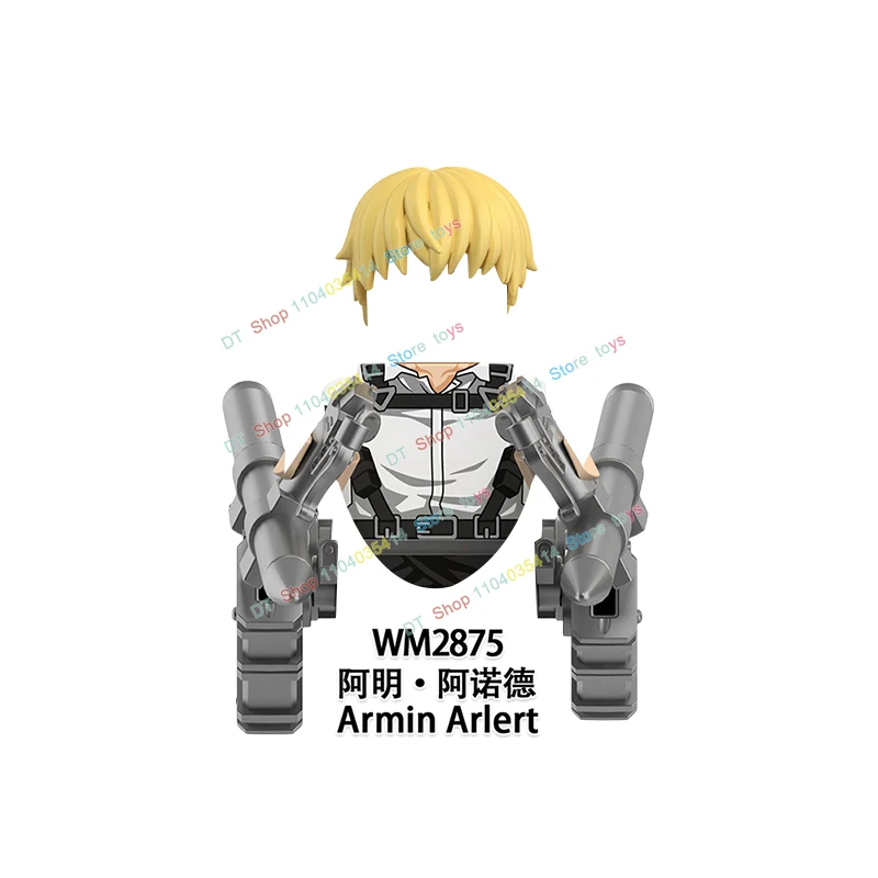 Klocki konstrukcyjne WM6203 6204 Anime Kreatywne Klocki Mini Figurki Akcji Akcesoria Modele Zabawki dla Dzieci Prezenty