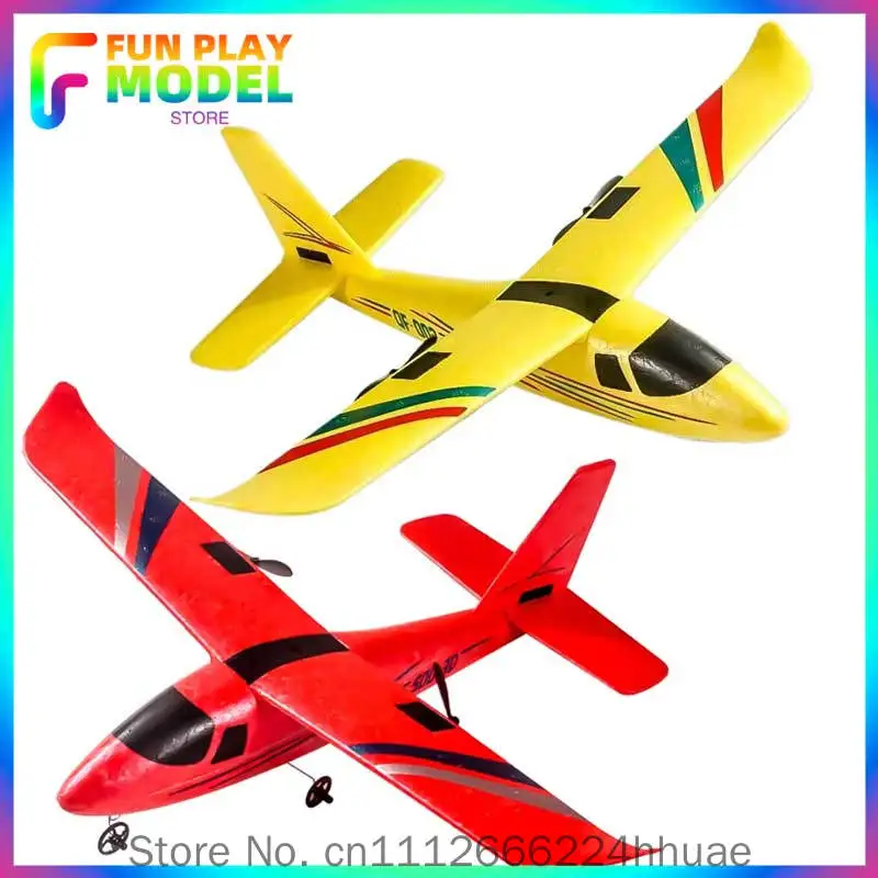 New Product Qf002 Glider Handcrafted Aircraft Model Assembly Training Two-Channel Cessna Remote Control Plane