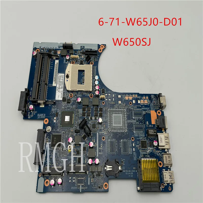 

6-71-W65J0-D01 6-77-W650SZ0U-D0 Original for clevo W65J0 W650SJ K650D Laptop Motherboard 100%test ok