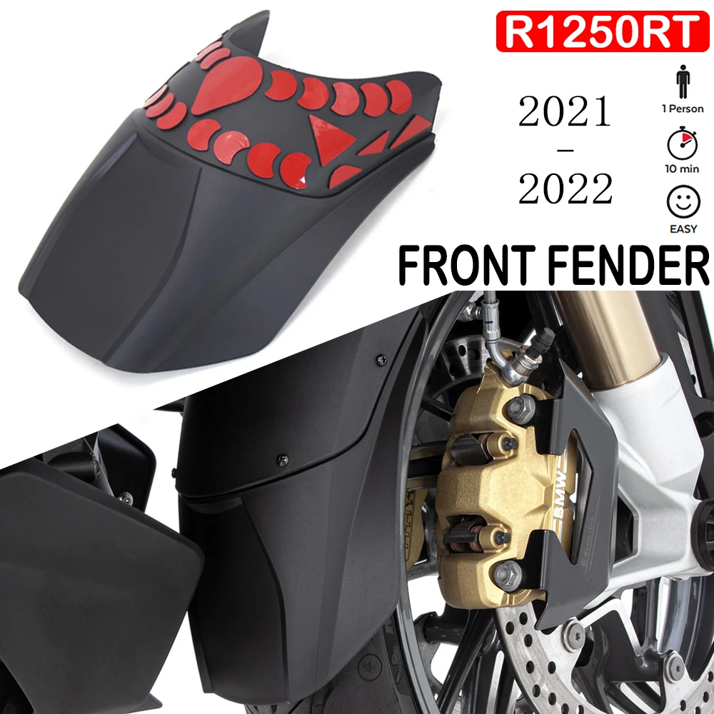 

Motorcycles Accessories R1250RT Front Fender Mudguard Extender Splash Guard Protector Extension Pad 2021 2022 For BMW R 1250 RT