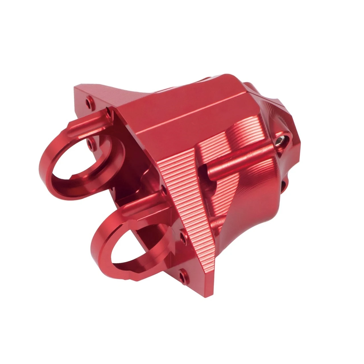 Metal CNC Rear Axle Diff Cover Differential Cover for Traxxas Unlimited Desert Racer UDR 1/7 RC Car Upgrade Parts,Red