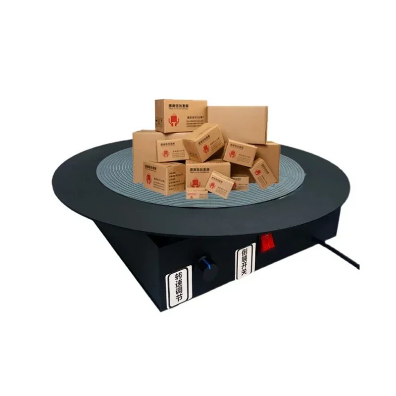 

Excellent Top Quality Hot Sales Packaging Machine Metal Plate Turntable Express Carton Packaging Tool Winding Electric Rotary Ta