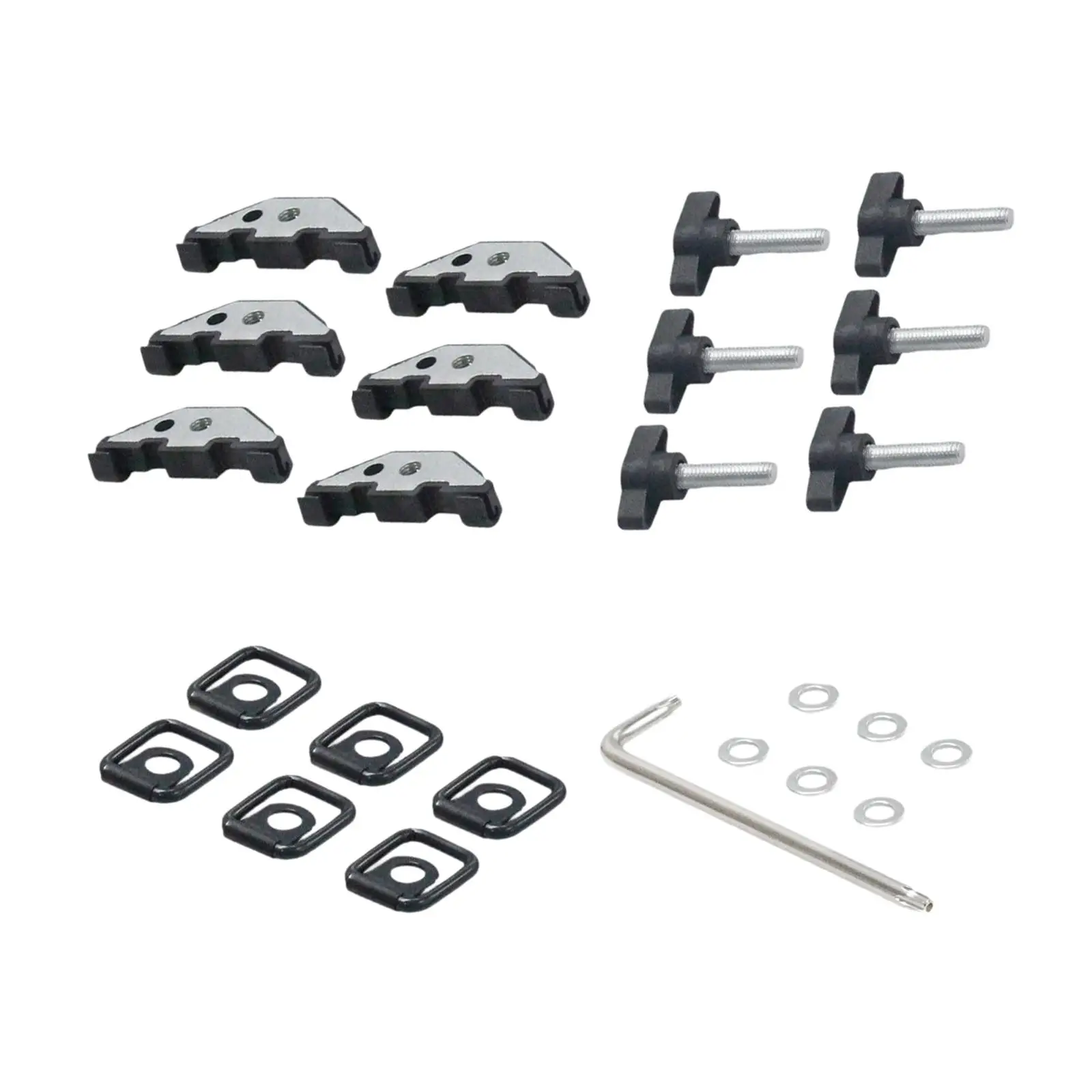 Hard Top Bolt Thumb Screw Kit Fasteners Thumb Screws Nuts Washers for Jeep Wrangler JK Jku 2007-2018 Automotive Accessories