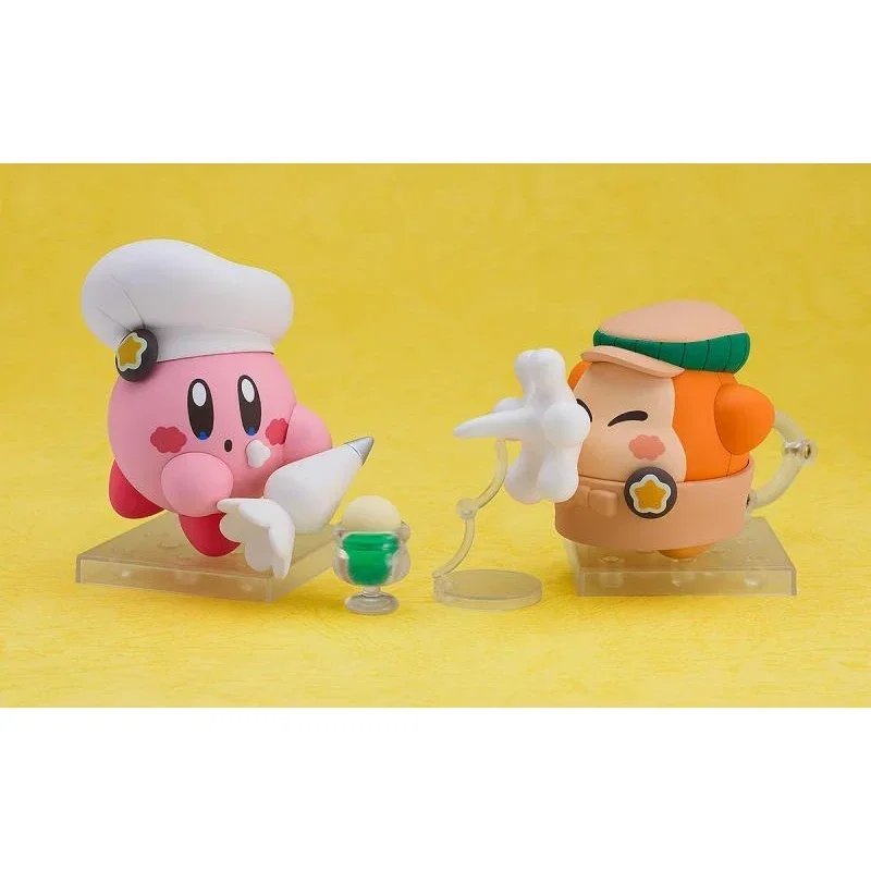 

Original Nendoroid Hoshi No Kirby Kirby Waddle Dee Kirby Cafe Ver. Common Movable Action Figures, Toys for Children, Gift