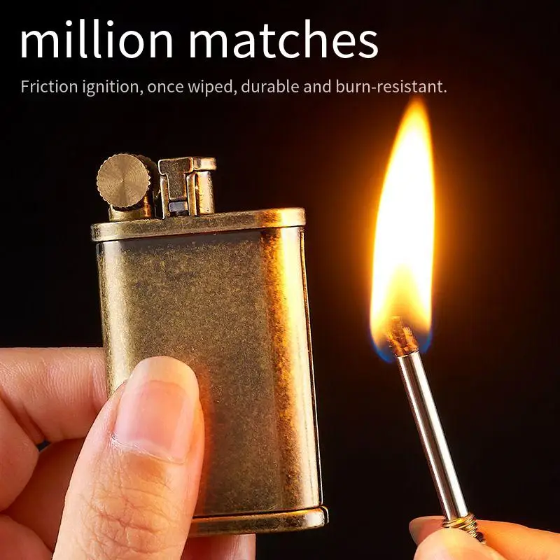 New Leader CF2.1 Million Matches, Kerosene Machine, Dual-purpose Laser Engraving Lighter, Private Gift Lighter, Small Tool