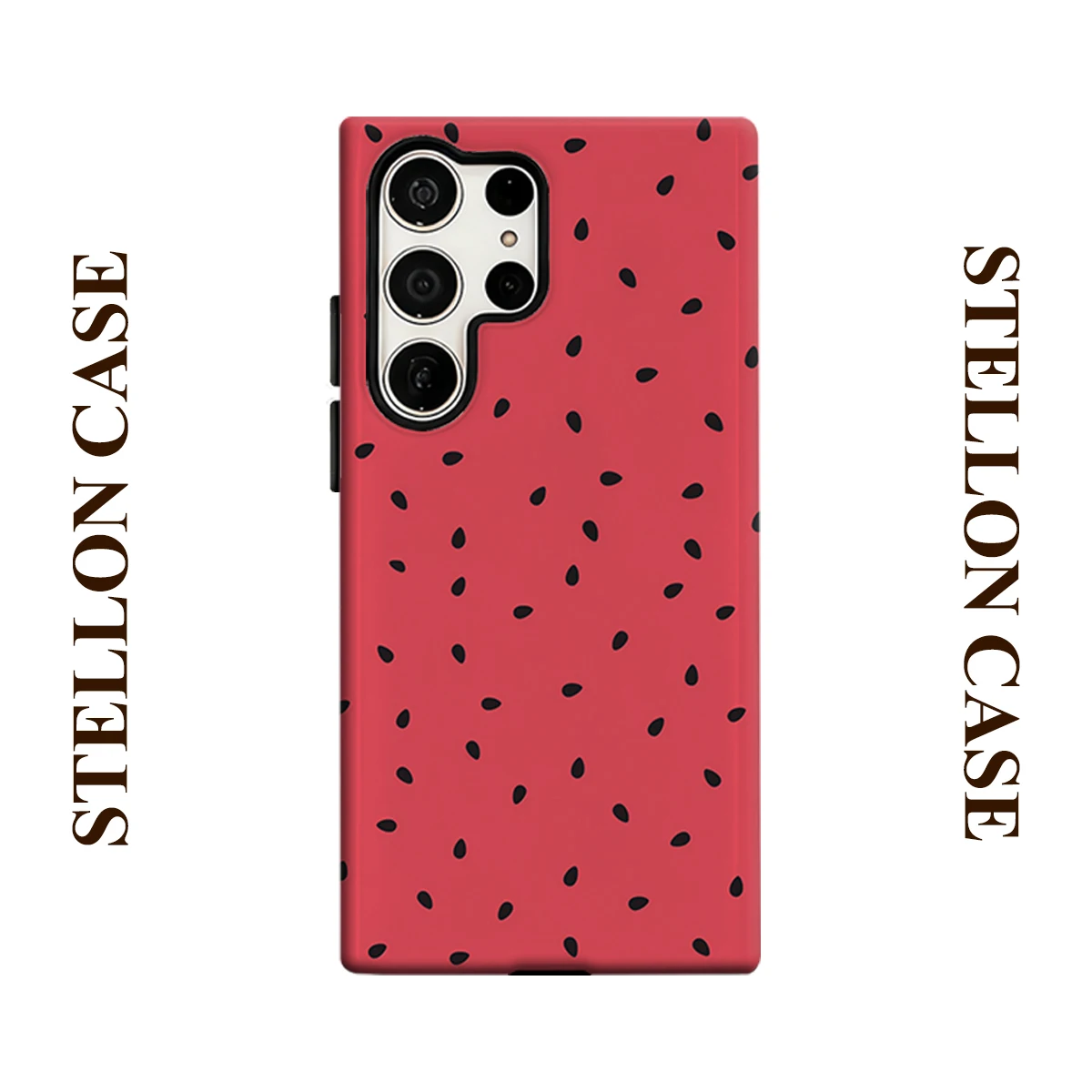 Watermelon Dot For Samsung Galaxy Phone Case S23 S20 S25 FE S24 Plus S26 Ultra 2-IN-1 Shockproof Bumper Hard PC