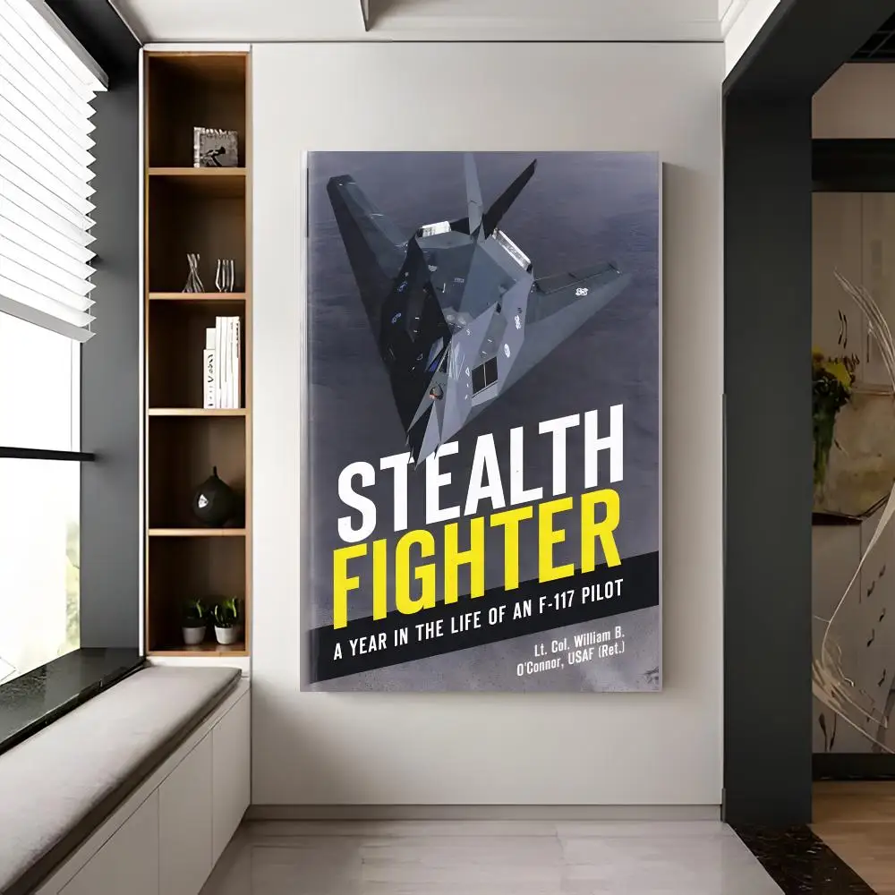 Aircraft Military F117 Nighthawk Poster Modern Wall Decor Collection for Home Design