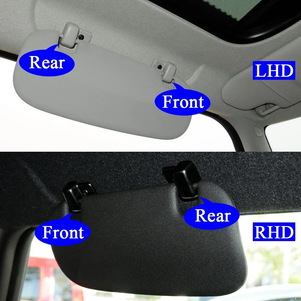 LHD RHD Car Roof Side Sunvisor Sun Visor Retainer Hook Fastener Clip Holder Bracket For BMW MINI R55 R56 2006-2012 51162753551