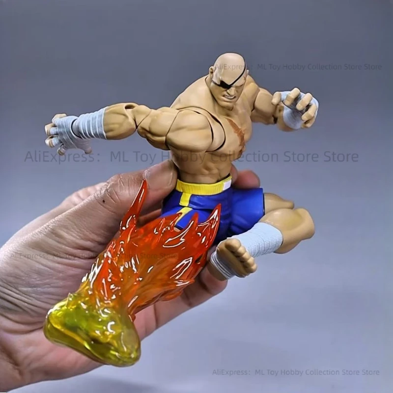 متوفر في المخزون ألعاب العاصفة St Street Fighter 1/12 Victor Sagat Fan Hobbies شخصيات الحركة مجموعة ألعاب الهدايا