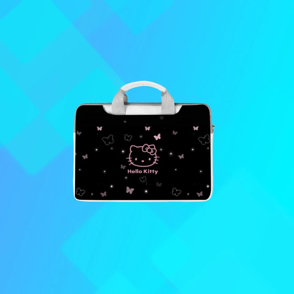 

Новая милая сумка для ноутбука с мультяшными персонажами Hello Kitty и Kuromi, 12, 13.3, 14, 15, 15.6 дюймов, для MacBook Air Pro 16, Xiaomi, Huawei, сумка-портфель