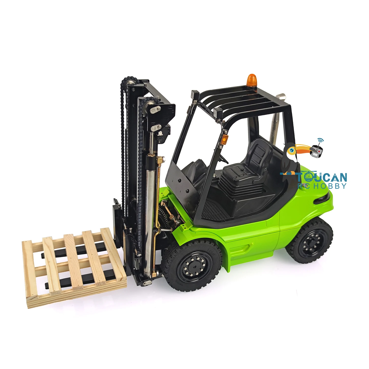 Lesu Remote Control Mini Toys 1/14 Transfer Rc Truck Hydraulic Forklift Pump Motor Painted Sound Esc For Tamiyaya Thzh0779