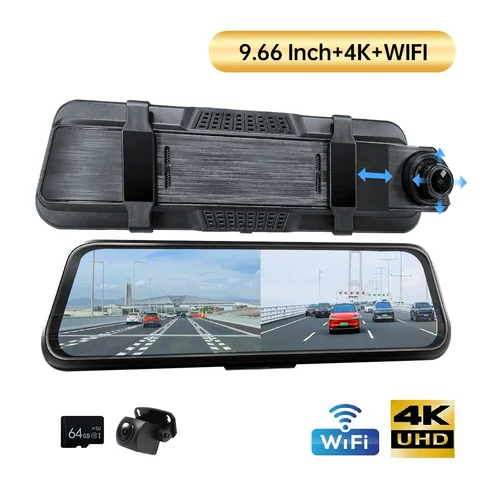 10 best sales rearview mirror dual channel recorder - №5