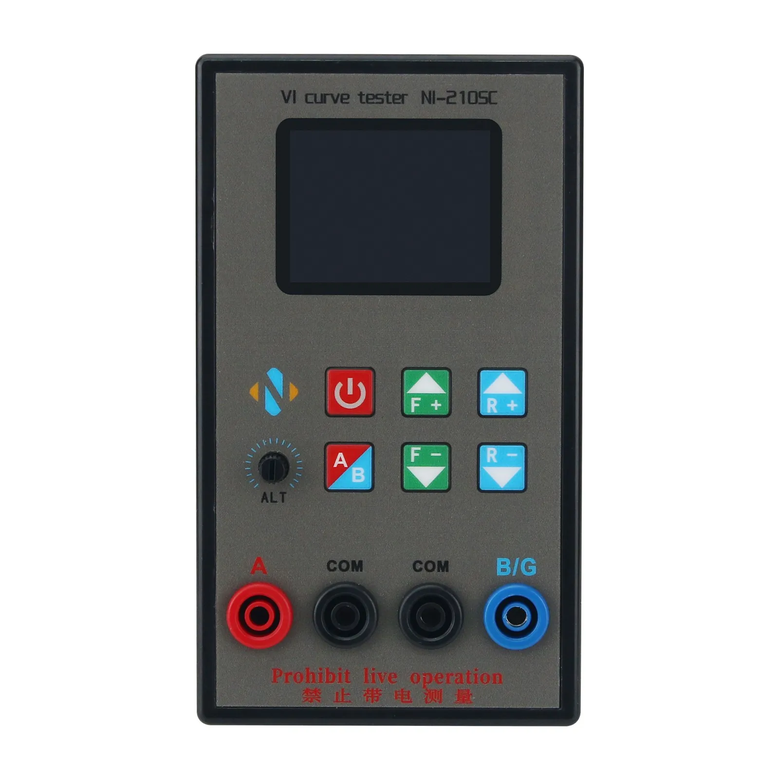 NI-210SC Portable Dual Channel VI Curve Tester 18 Levels Frequencies Adjustable 2.0-inch TFT Electronic Measuring Instrument