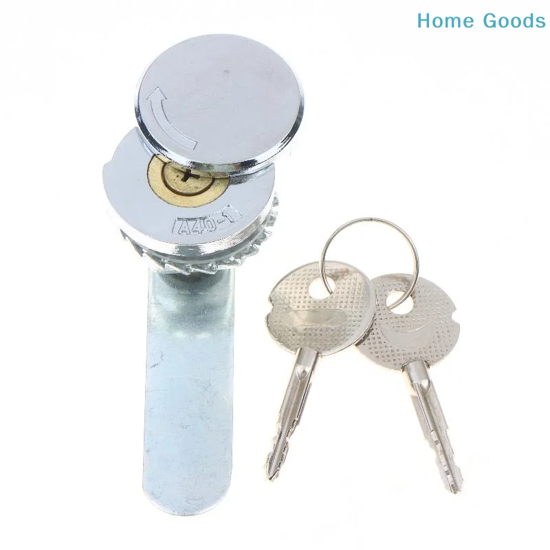 preferred1pc 18.5mm/22mm Cylinder Cam Lock With 2 Keys Cabinet Mailbox Cupboard Drawer Door Lock Furniture Hardware Accessories