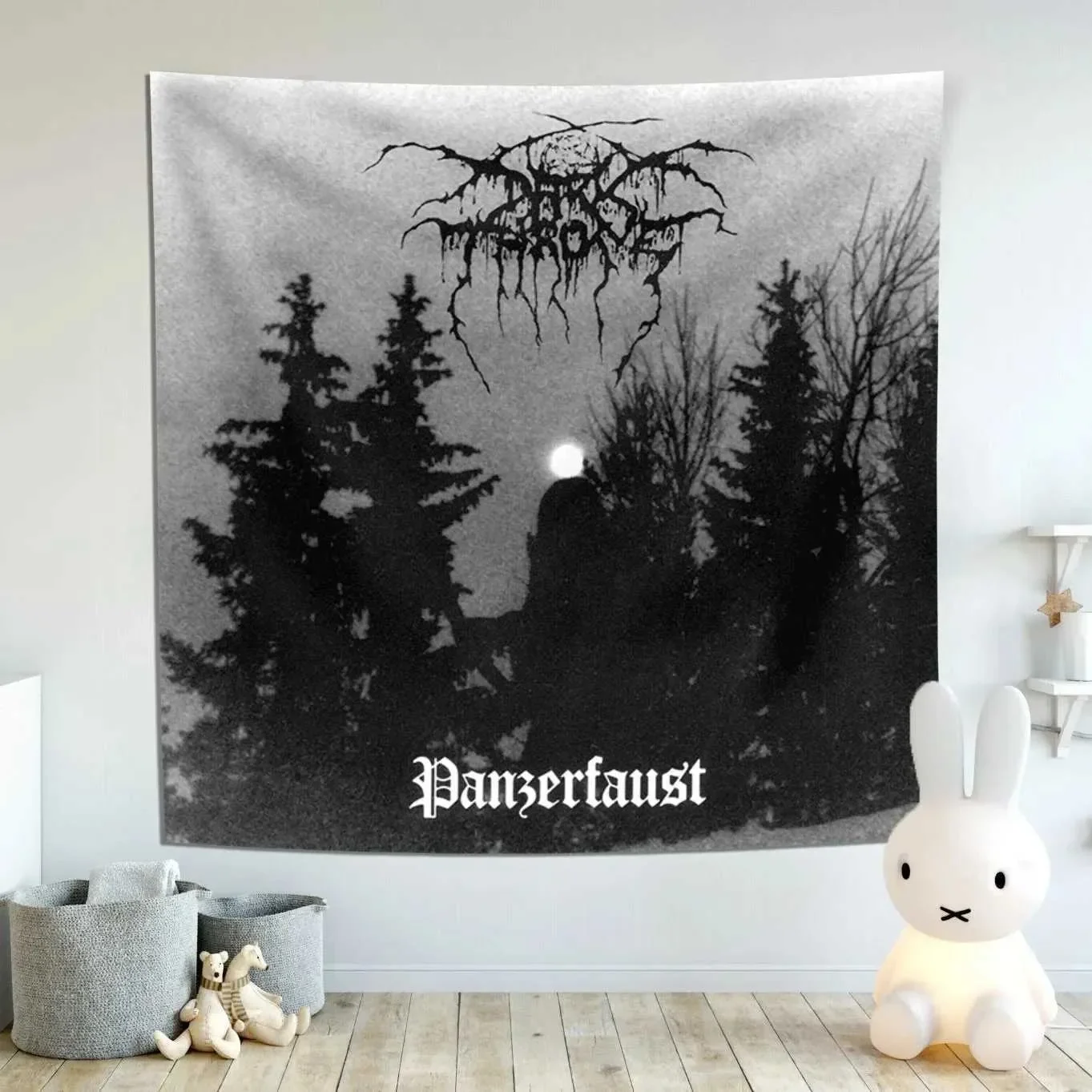Darkthrone True Norwegian Black Metal Decorative Background Tapestry Bohemian Bar Bedroom Dcor tapestry wall hanging Y240816