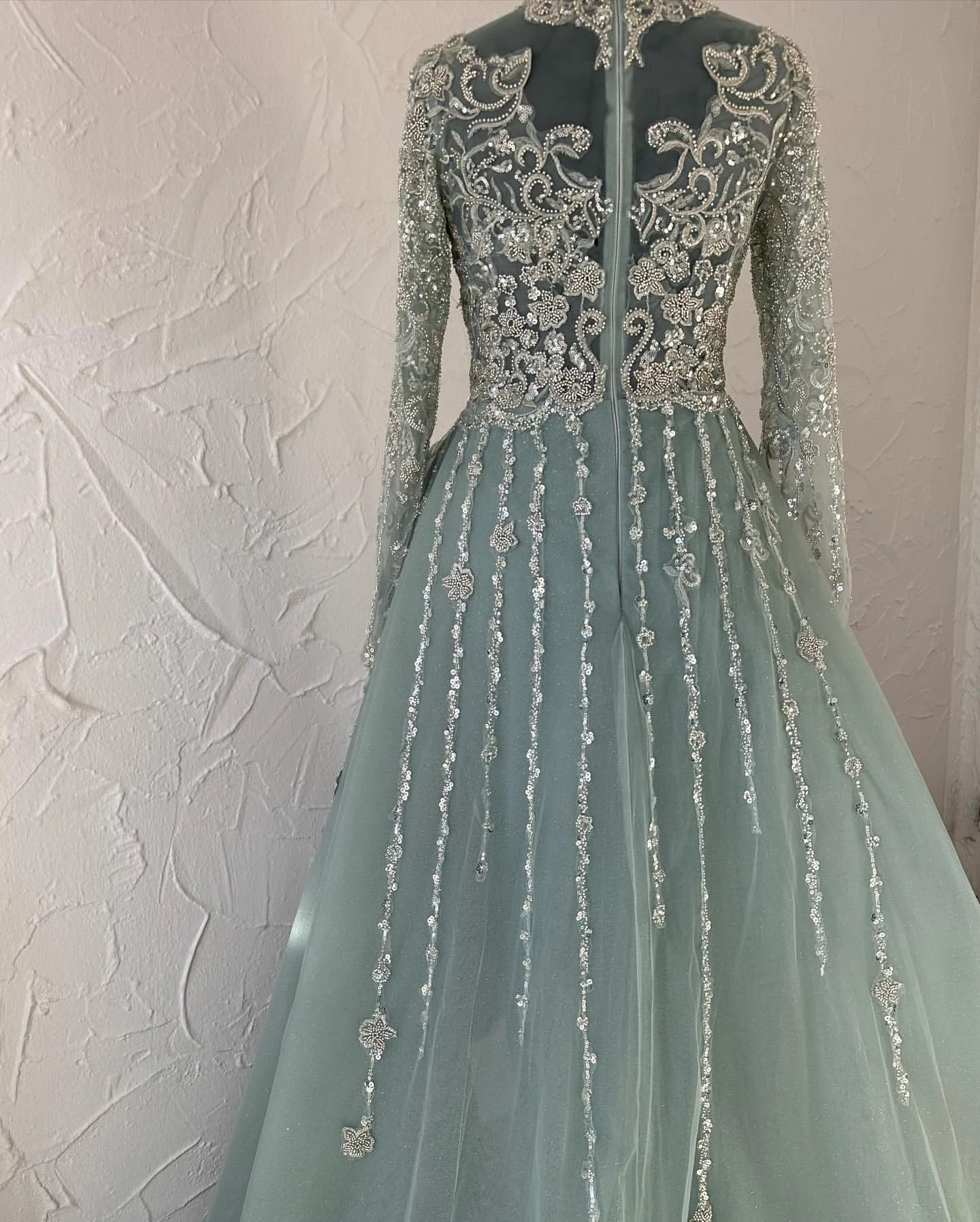 2024 Sage Mermaid Prom Dresses Sequined Lace Evening Formal Party Second Reception Birthday Engagement Gowns Dress ZJ47