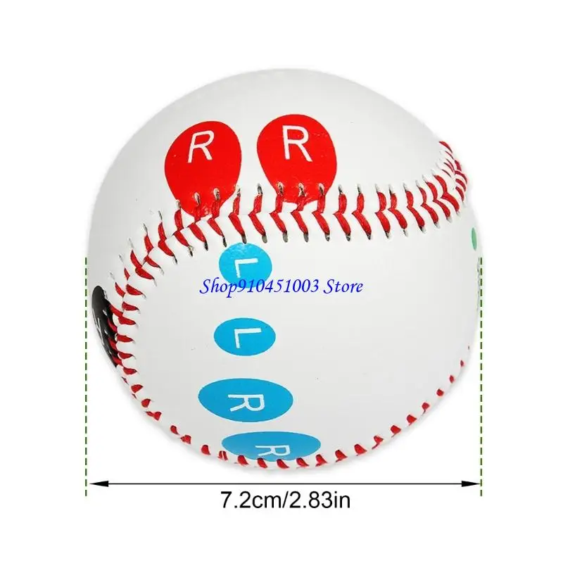 77HC 9 بوصة البيسبول الناعم/الصلب لممارسة البيسبول في الهواء الطلق وتدريب البيسبول مع علامات وضع الإصبع