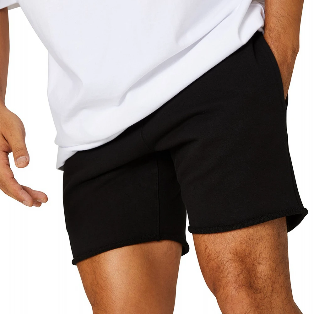 

Mens Workout Fitness Shorts Breathable Jogger Shorts Training Gym Bodybuilding Quick Dry Leisure Running Deep Squat Shorts Black