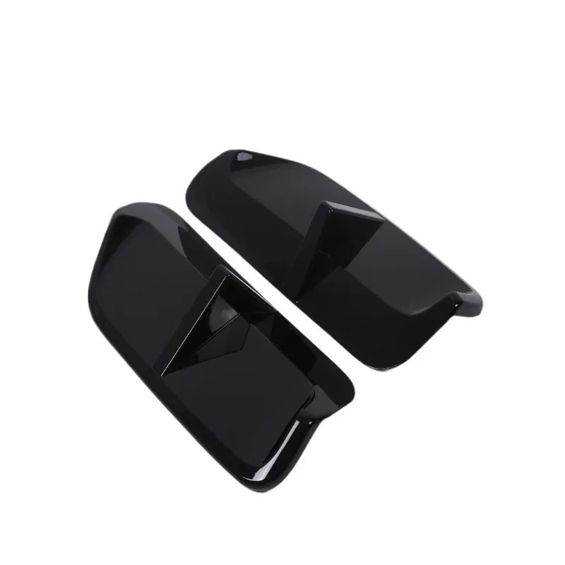

For BMW X1 IX1 U11 2023-2025 ABS Carbon Fiber Car Rear Bumper Diffuser Lip Canards Rear Exhaust Pipe Trim (Sports Version)