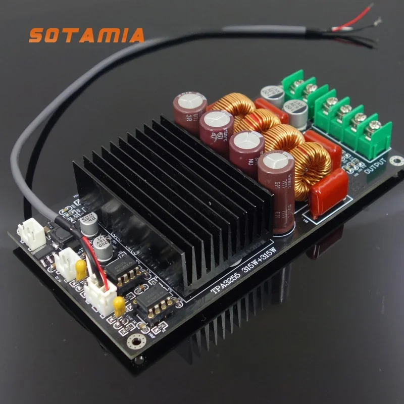 

SOTAMIA 600 Вт TPA3255 усилитель мощности аудио HIFI Fever цифровой домашний музыкальный усилитель звука плата 2,0 канала 2x300 Вт Amplificador