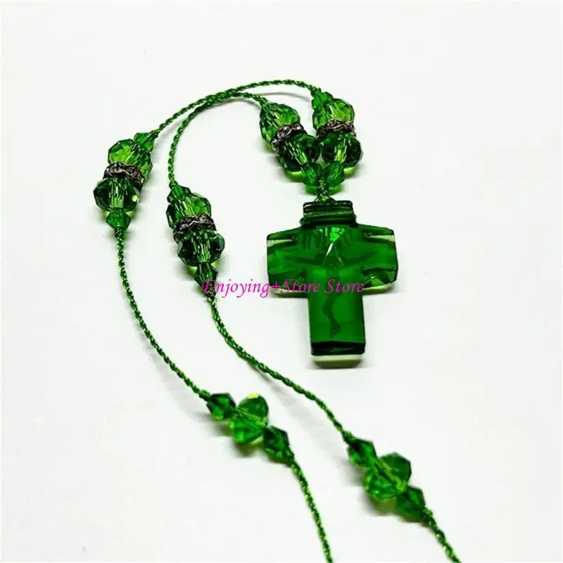 G6DA Collier chapelier à perles cristal multiples