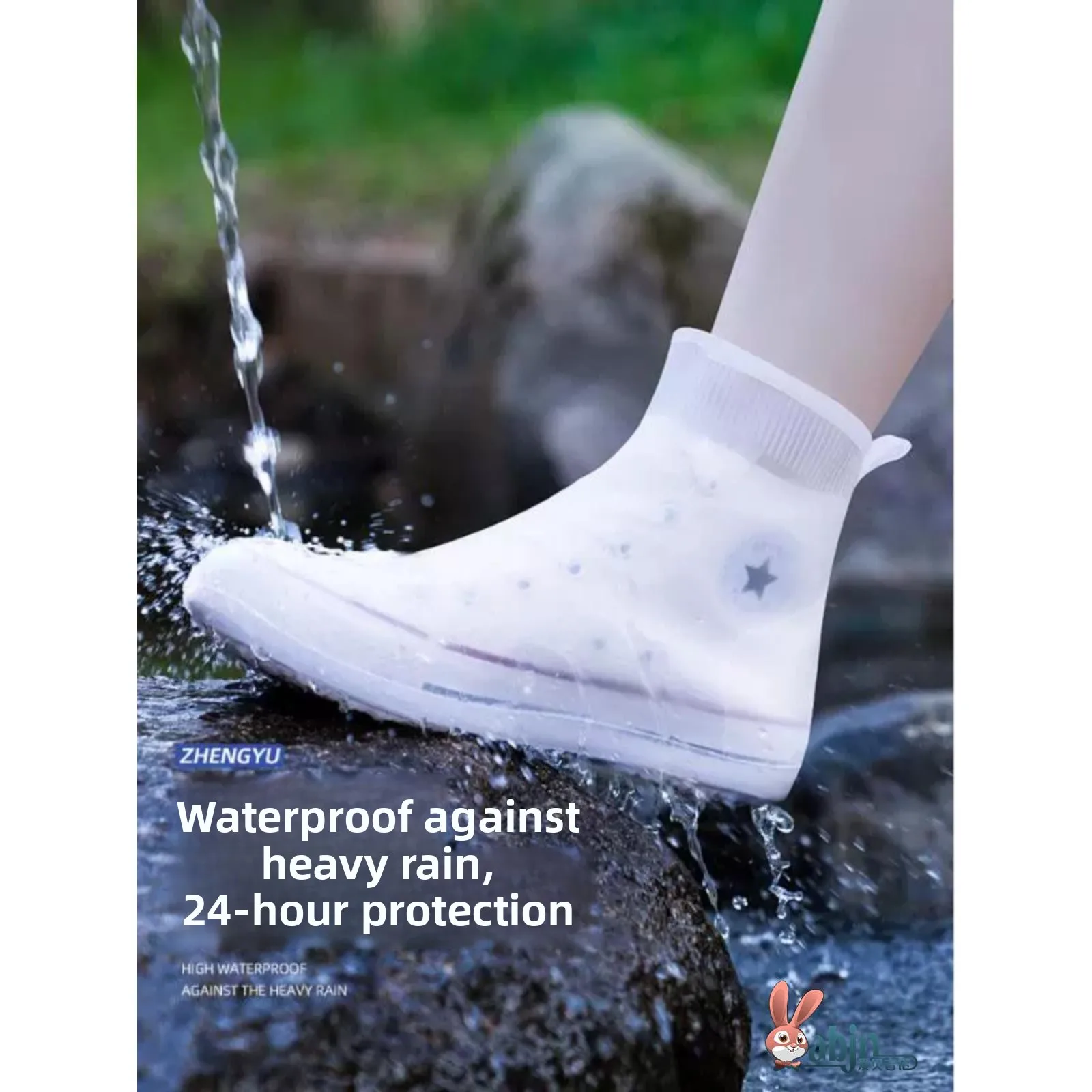 

Утолщенные водонепроницаемые силиконовые чехлы для обуви, противоскользящие накладки на дождевые сапоги, износостойкие детские чехлы для обуви для дождливой погоды