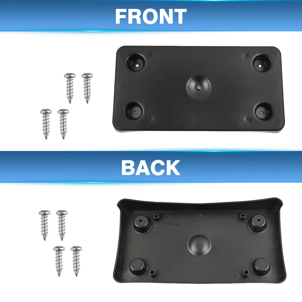 front-license-plate-bracket-set-23158734-abs-plastic-for-cadillac-escalade-esv-62l-v8-2017-2018-2019-2020-durable-accessories