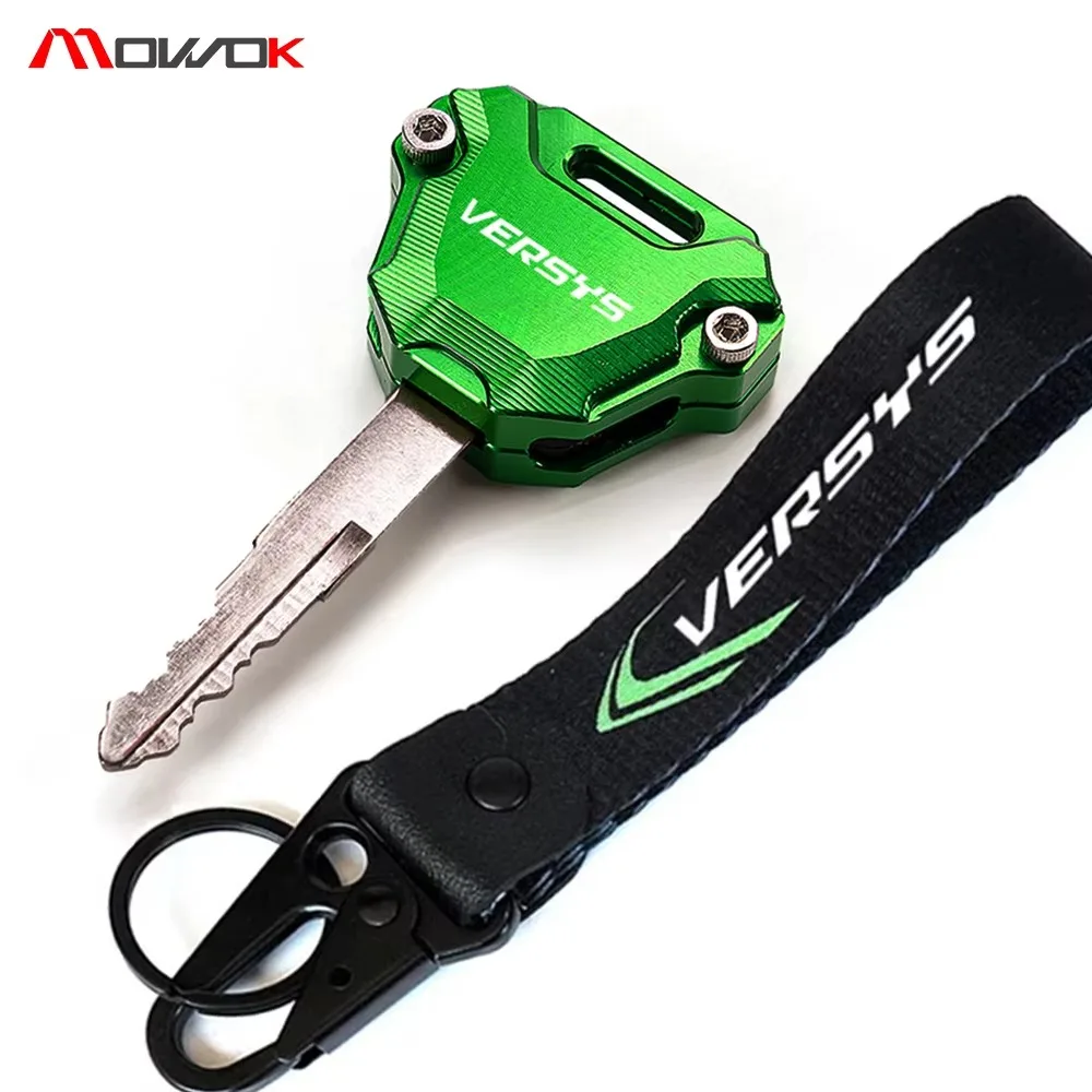 For Kawasaki VERSYS 1000 650 cc Versys650 cc VERSYS1000 2012-2024 Motorcycle Key Chain (Without Chip) Key Case Cover Key Shell