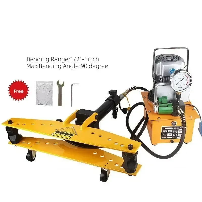 

Electric Hydraulic Degree Exhaust Pipe Bender Small Welding Tools Bending Inch Steel Tube Pipe Bending Machine