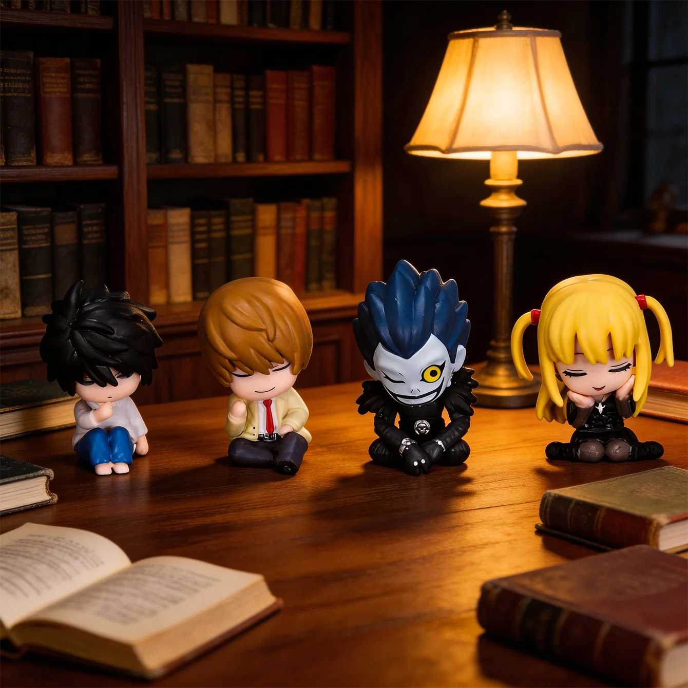 DN-Figur, Death/Note, Anime-Merchandise, Anime-Geschenk für Freunde zum Geburtstag, Anime-Charakterfigur, Desktop-Dekoration, PC-Tischdekoration, Feiertagsgeschenk, Exquisites kleines Geschenk
