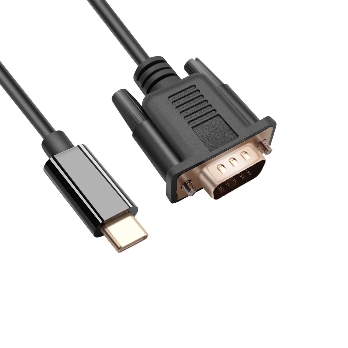 

USB C to VGA Cable 5.9 Feet/1.8M, USB Type C to VGA Cable, Suitable for USB 3.1 Devices-Suitable for HP, Etc.