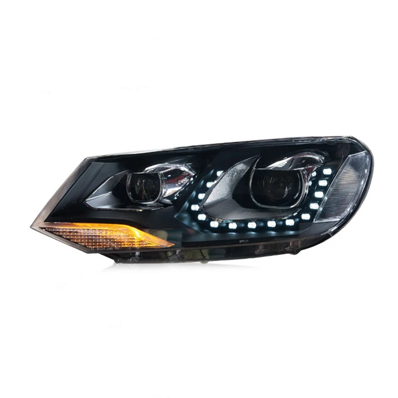 car accessories Head Lamp for VW Touareg 2011-2015 Headlights LED Headlight DRL Lens Double Beam Bi-Xenon HID car Accessories