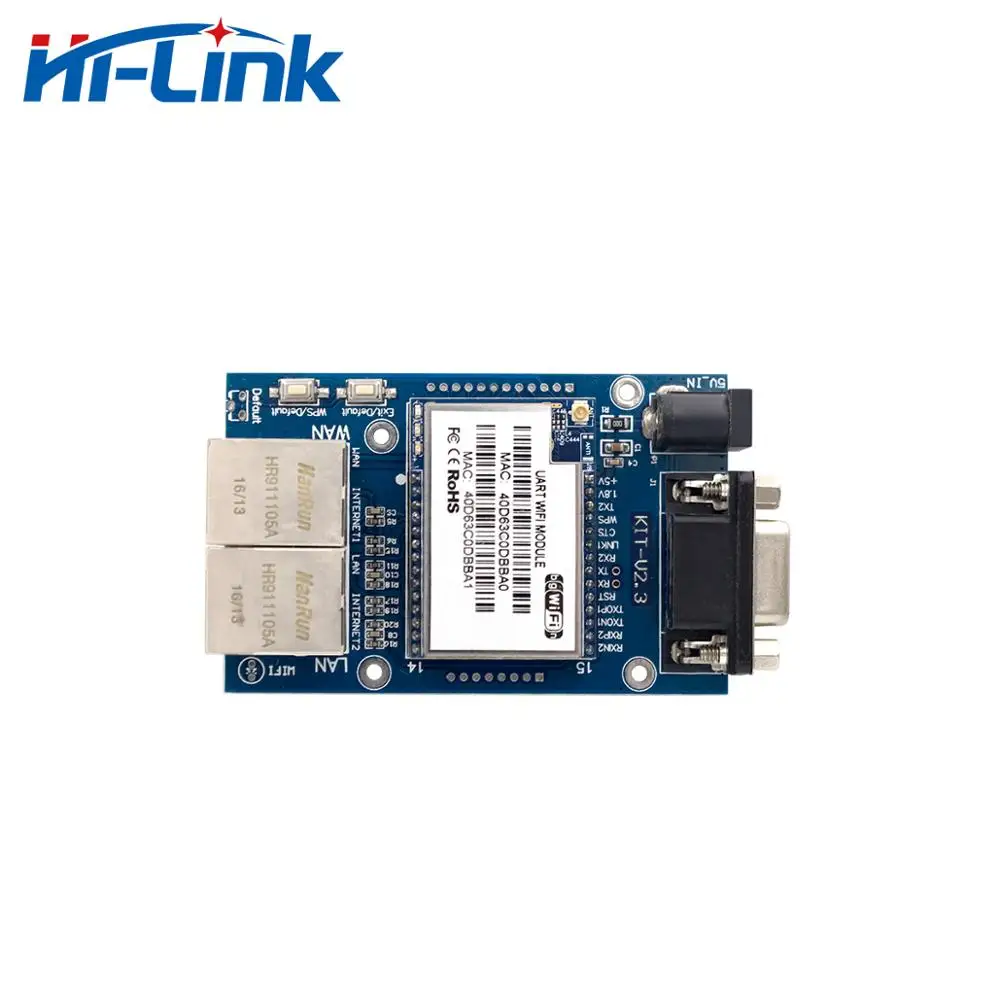 무료 배송 Hi-Link RT5350 Uart WiFi 무선 라우터 모듈 HLK-RM04 테스트 보드 16M RAM 및 4M 플래시 포함