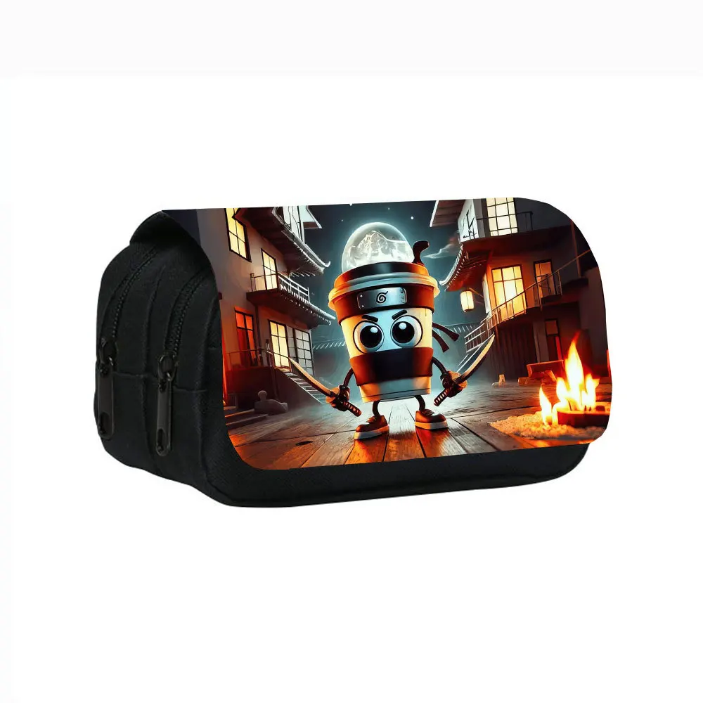 Tung Tung Sahur Italienisches Brainrot Meme Federmäppchen Stiftbox Taschen Mädchen Jungen Große Aufbewahrung Studenten Schule Kosmetik Federmäppchen