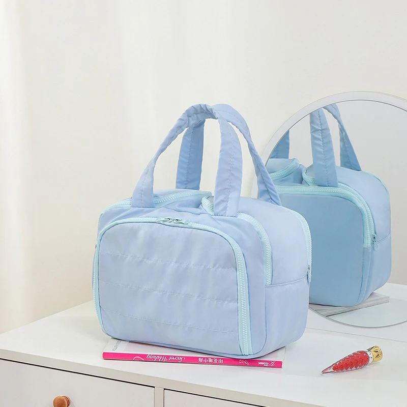 Large Capacity Cosmetic Bag Female Travel Wash Handbag Bathroom Partition Shower Makeup Pouch Unisex Toiletries Organizer 2025