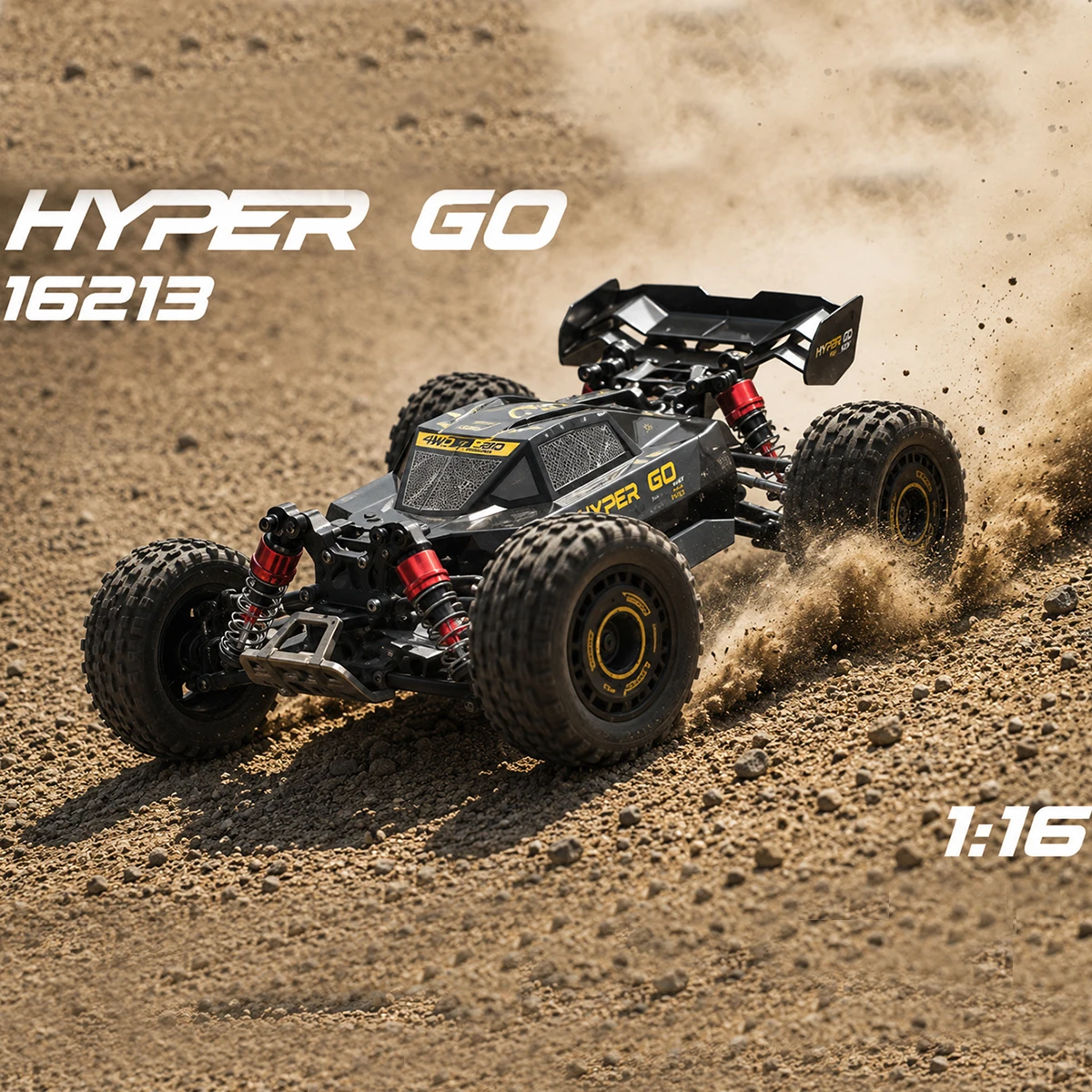 MJX Hyper Go 16213 1/16 RC Car Brushless Double-Shell Tire 4wd