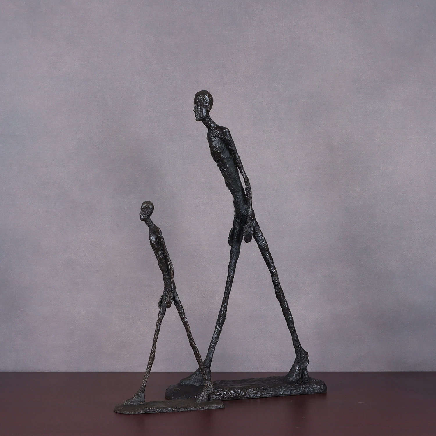 Giacometti Sculpture Bronze Walking Man Statue Replica Famous Abstract Skeleton Collection Copper Figurine Art Crafts Home Decor - Image 3